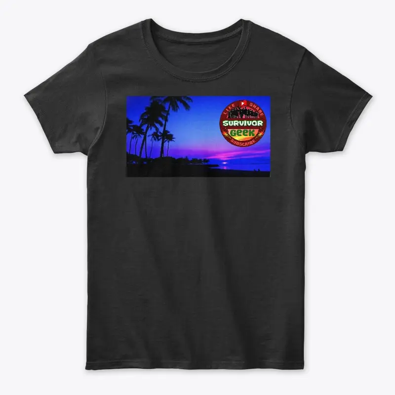 Survivor Geek Dark Sunset Women Tees