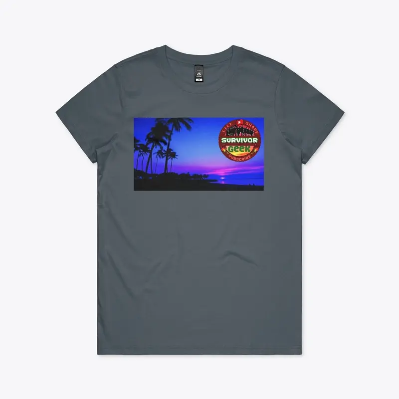 Survivor Geek Dark Sunset Women Tees