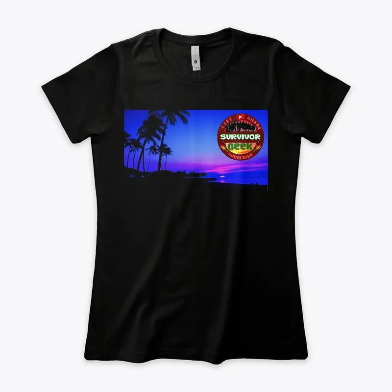 Survivor Geek Dark Sunset Women Tees